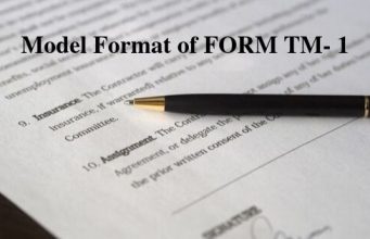 Model Format of FORM TM- 1