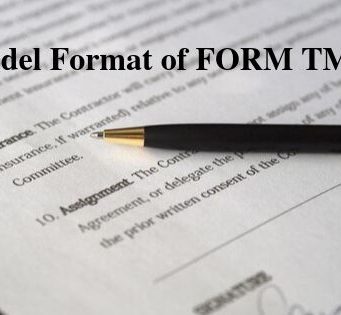 Model Format of FORM TM- 1
