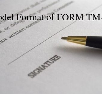 Model Format of FORM TM- 2