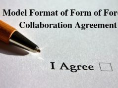 Model Format of Form of Foreign Collaboration Agreement
