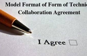 Model Format of Form of Technical Collaboration Agreement