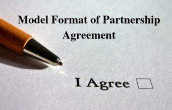 Model Format of Partnership Agreement
