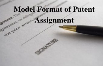 Model Format of Patent Assignment