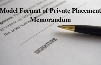 Model Format of Private Placement Memorandum