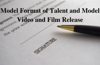 Model Format of Talent and Model Video and Film Release