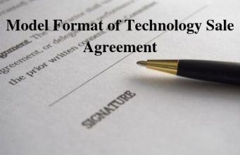 Model Format of Technology Sale Agreement