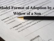 Adoption by a Widow of a Son