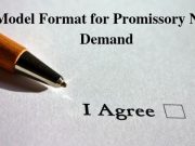 Model Format for Promissory Note Demand