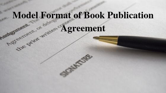 Model Format of Book Publication Agreement