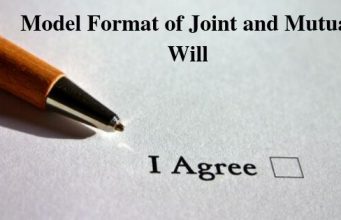 Model Format of Joint and Mutual Will