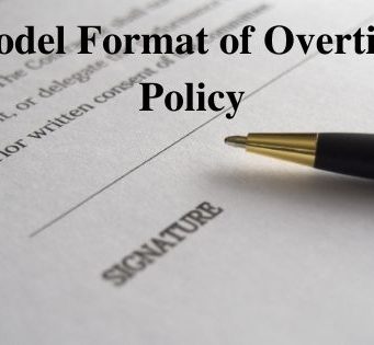 Model Format of Overtime Policy