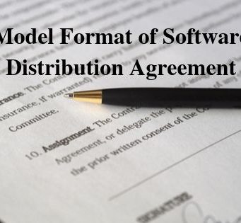 Model Format of Software Distribution Agreement