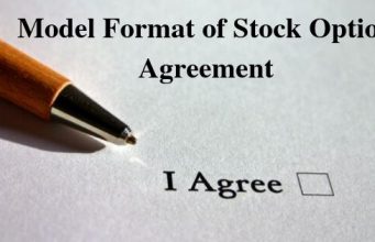 Model Format of Stock Option Agreement