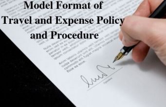 Model Format of Travel and Expense Policy and Procedure