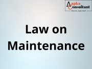 Law on Maintenance