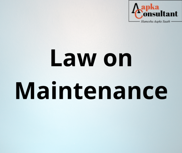 Law on Maintenance
