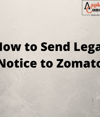 How To Send Legal Notice to Zomato