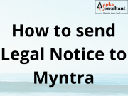 How to send Legal Notice to Myntra